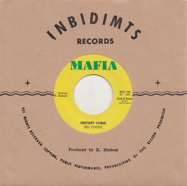 Big Youth - Instant Coma / Instant Coma 2 (7")