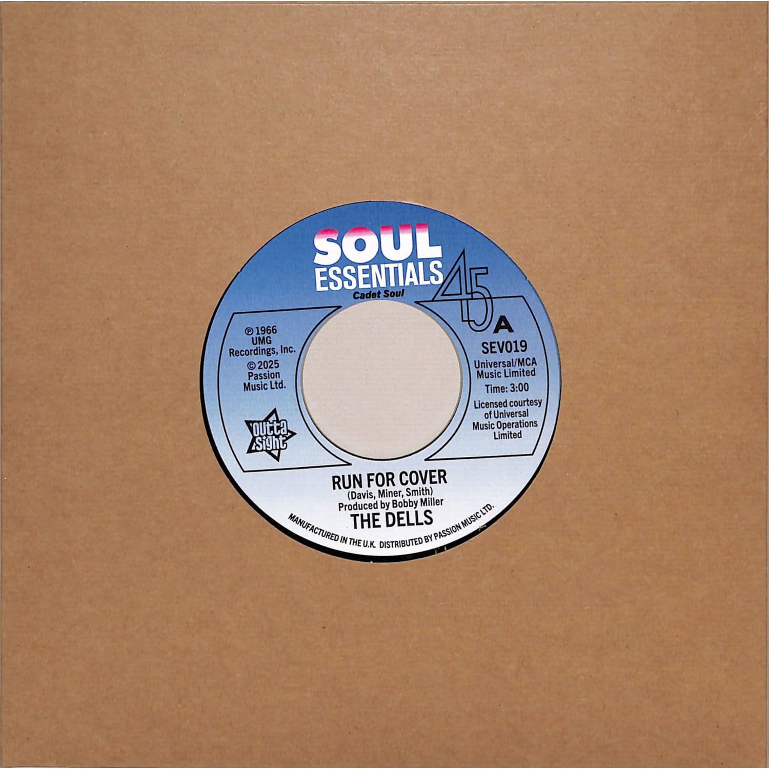 The Dells – Run For Cover / Wear It On Our Face (7") 