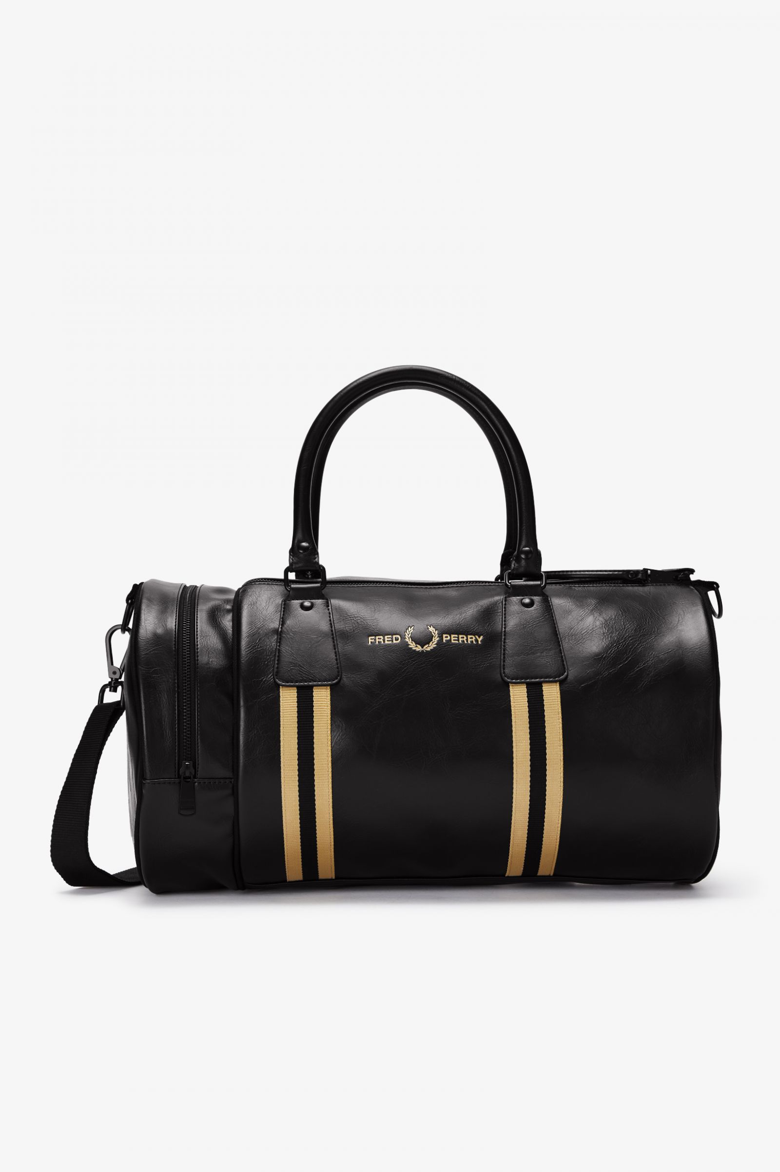 Fred Perry Barrel Bag schwarz