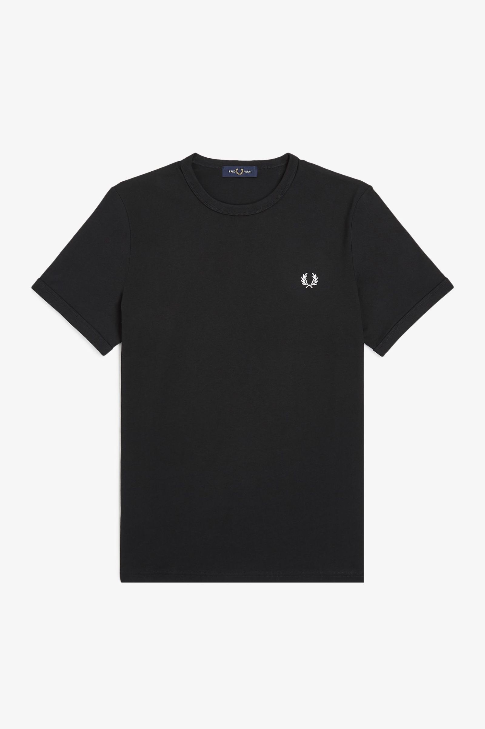 Fred Perry Ringer T-Shirt M3519 Black