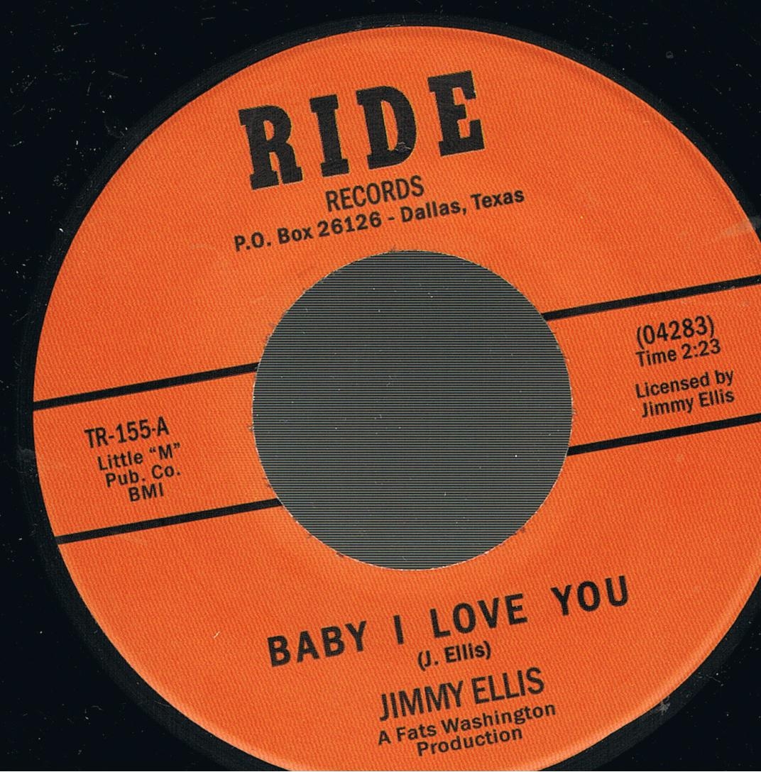Jimmy Ellis - Baby I Love You / Jimmy Ellis - Kiddio (7")