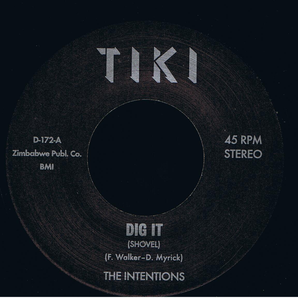 The Intensions - Dig It / Blowing With The Wind (7")