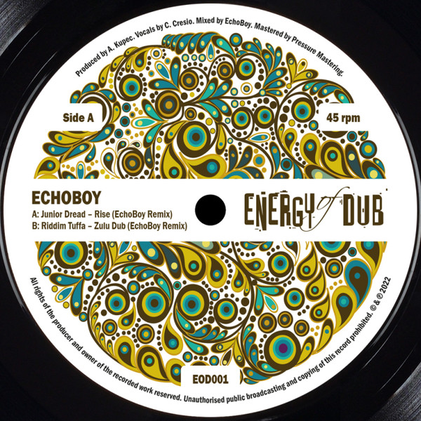Echoboy  – Rise & Zulu Dub Remixes EP (12")      