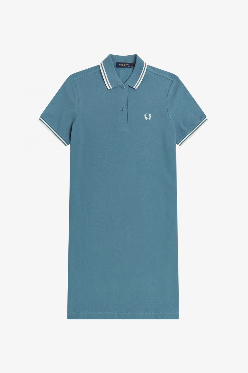Fred Perry Twin Tipped Dress D3600 Ash Blue-14