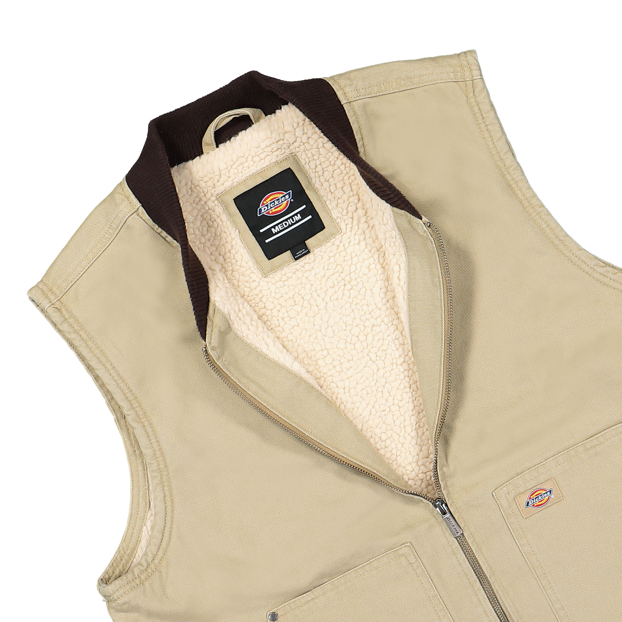Dickies Duck Canvas Vest in Desert