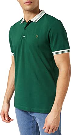 Farah Stanton SS Polo Shirt in Grün