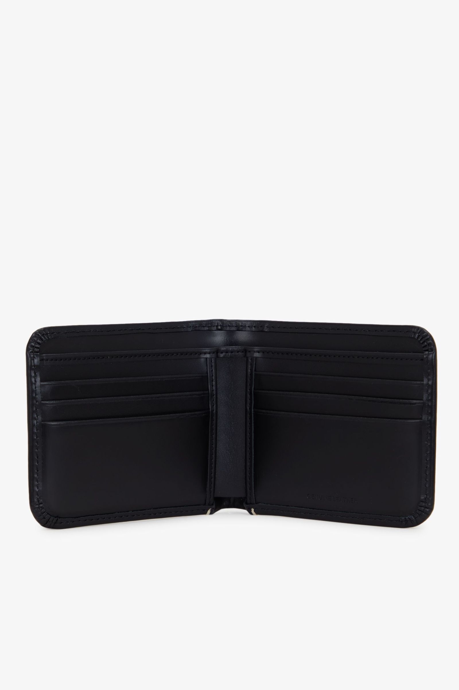 Fred Perry Billfold Wallet box calf leather in black