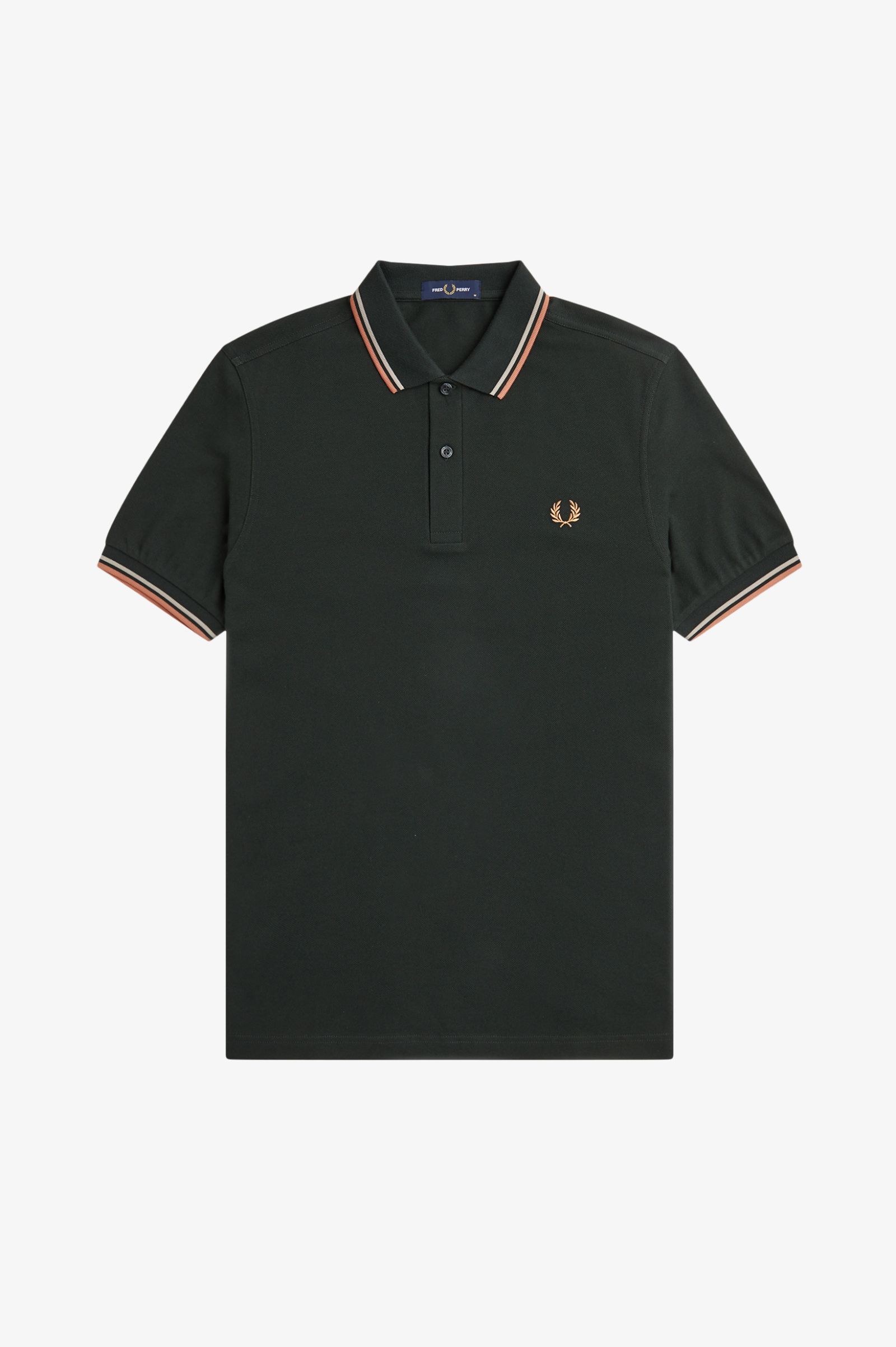 Fred Perry Twin Tipped Polo Shirt (Night Green) 