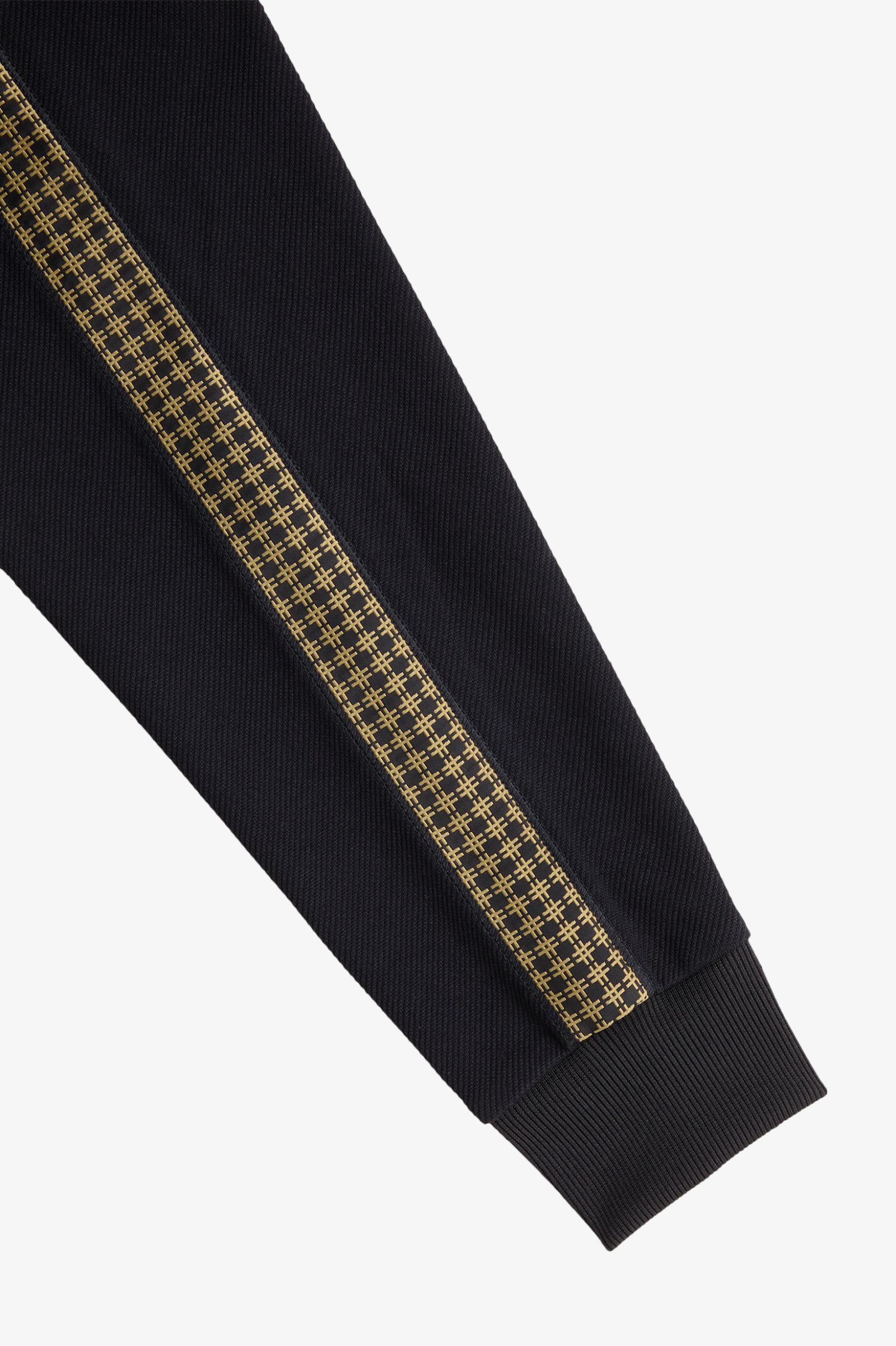 Fred Perry Cross Tape Track Jacket (Black)