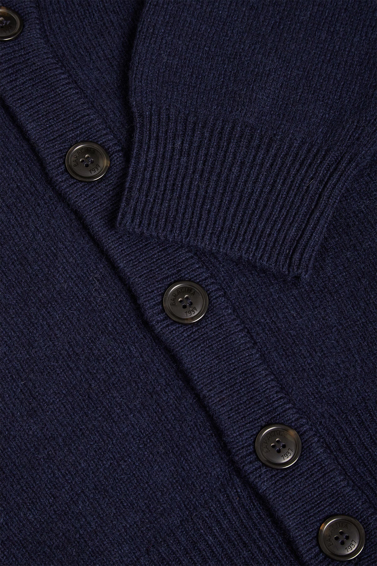 Baracuta Shetland Cardigan (Navy)