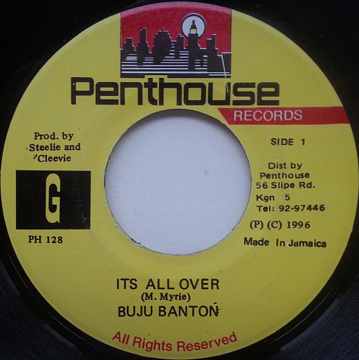 Buju Banton - It's All Over / Version (7")