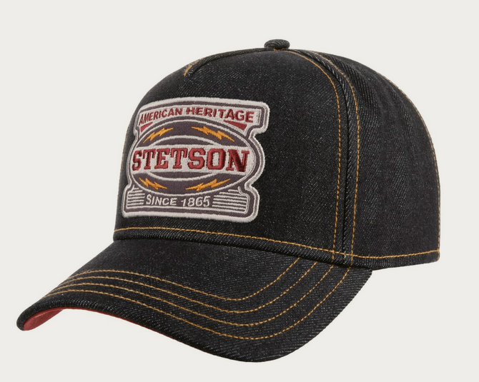 Stetson Dark Denim Cap (Denim/Dark Blue)