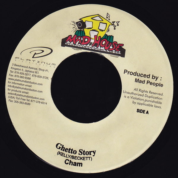 Cham – Ghetto Story / Eighty-Five Rhythm (7") 