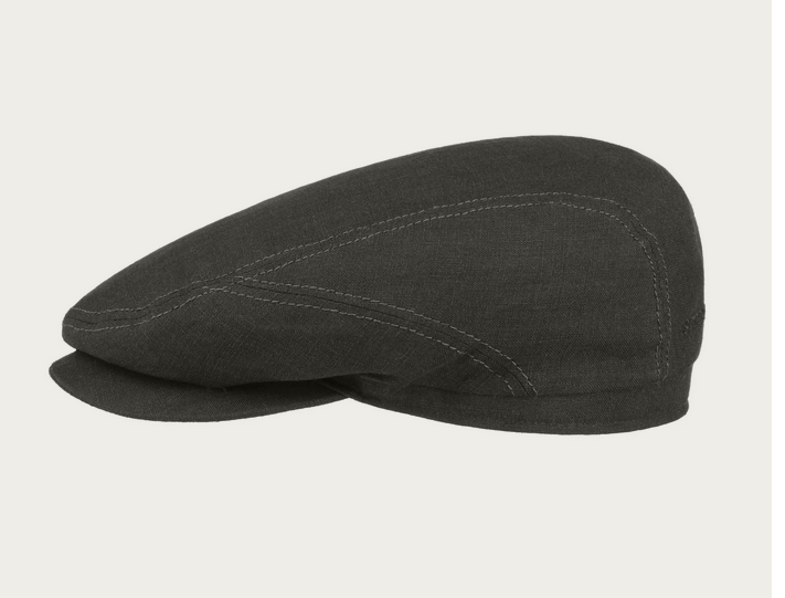 Stetson Belfast Leinen Sportmütze in Schwarz 
