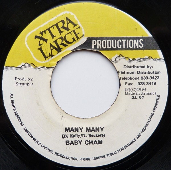 Baby Cham - Many Many / Version (7")