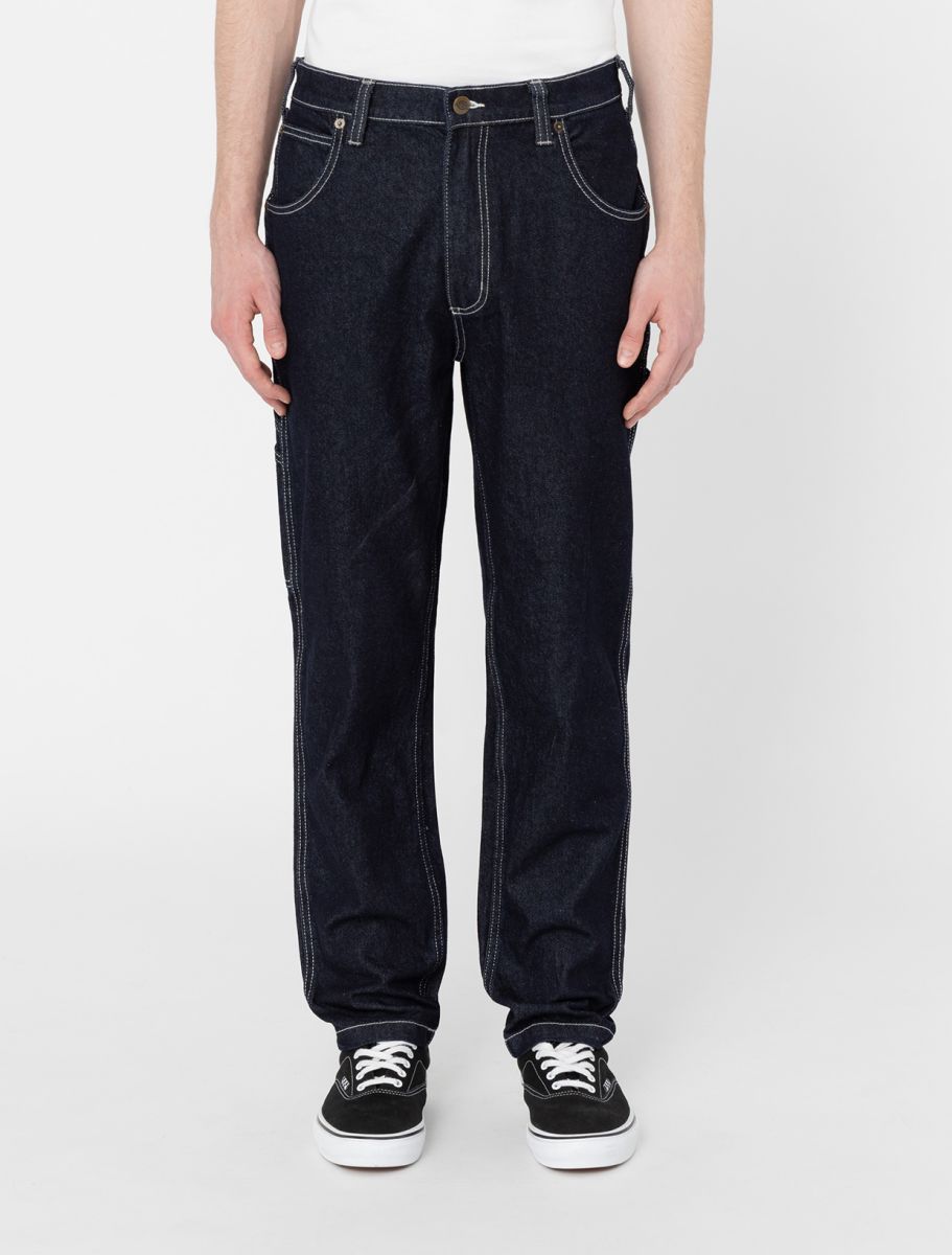 Dickies Garyville-Denim-Hose in Blau