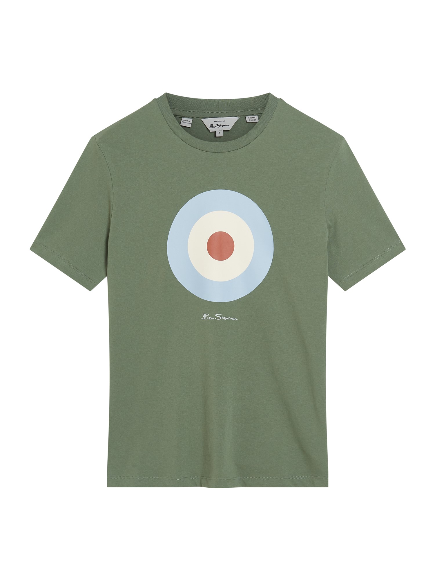 Ben Sherman Target T-Shirt in Pale Khaki