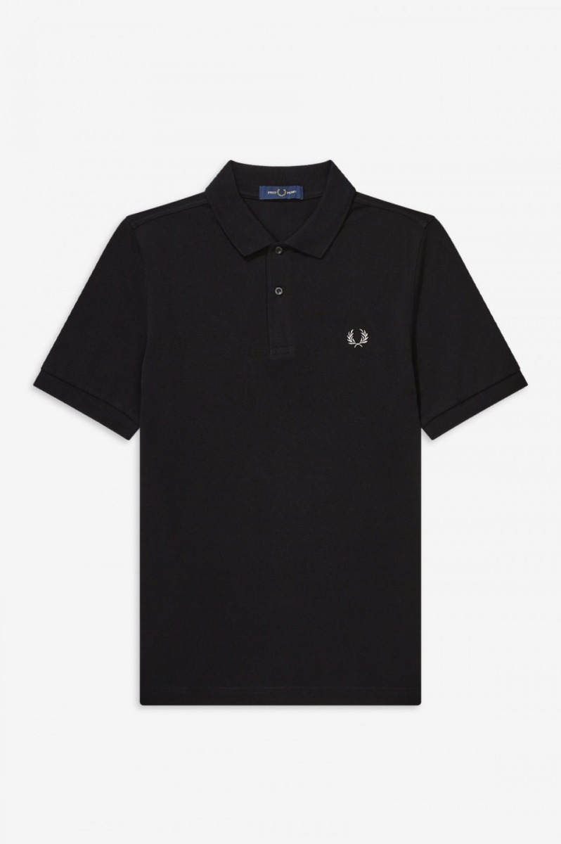 Fred Perry Poloshirt M6000 Black/Chrome-L