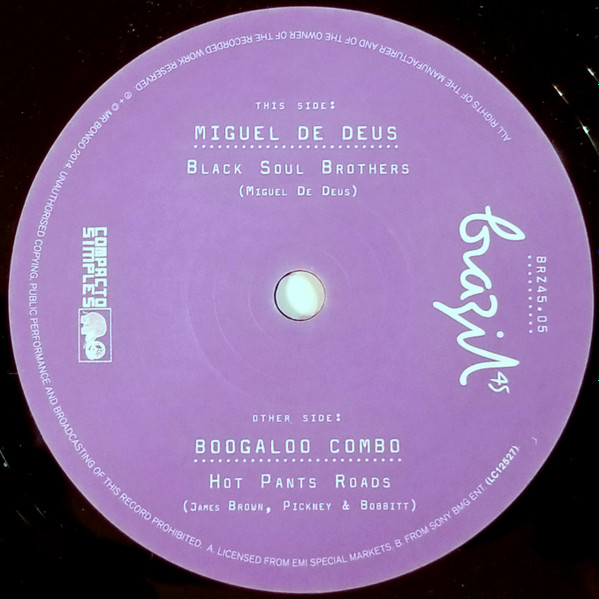 Boogaloo Combo / Miguel De Deus* – Hot Pants Roads / Black Soul Brothers (7") 