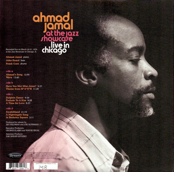 Ahmad Jamal – At The Jazz Showcase Live In Chicago  (DOLP) RSD 26   