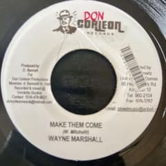Wayne Marshall – Make Them Come / 	Jonkanoo (Version) (7")