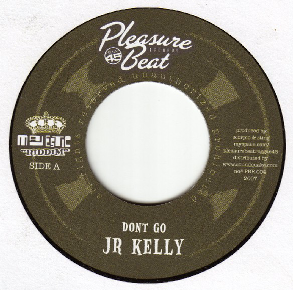 Jr Kelly - Don't Go / Glamours - One Day (7")
