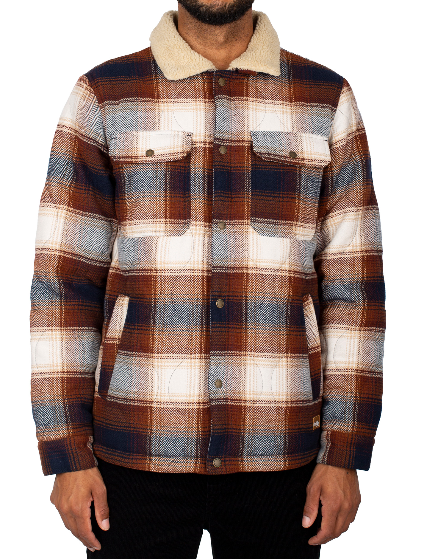 Iriedaily Young Fella Jacket in Navy Brown