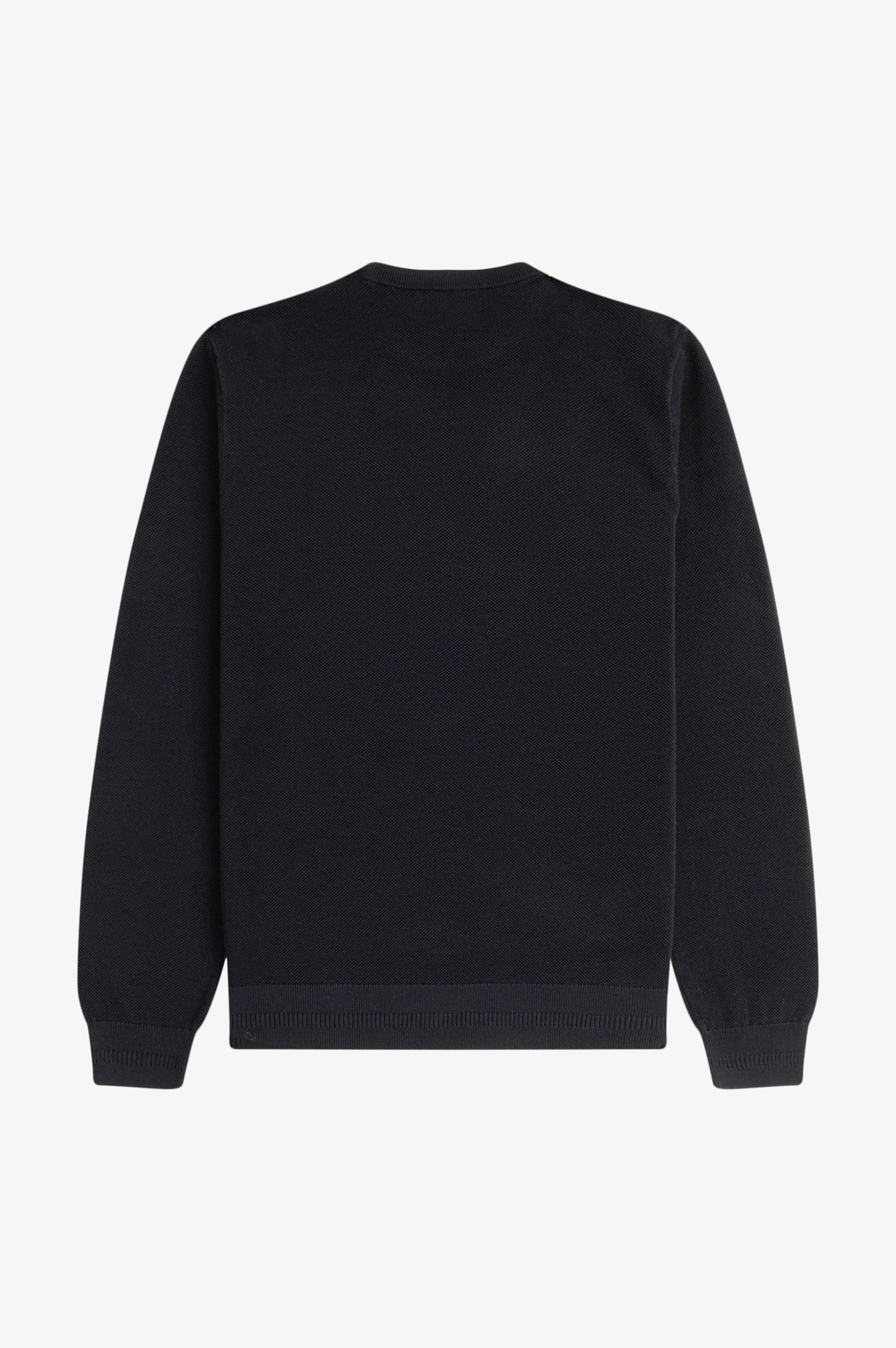 Fred Perry Piqué Stitch Jumper (Black)