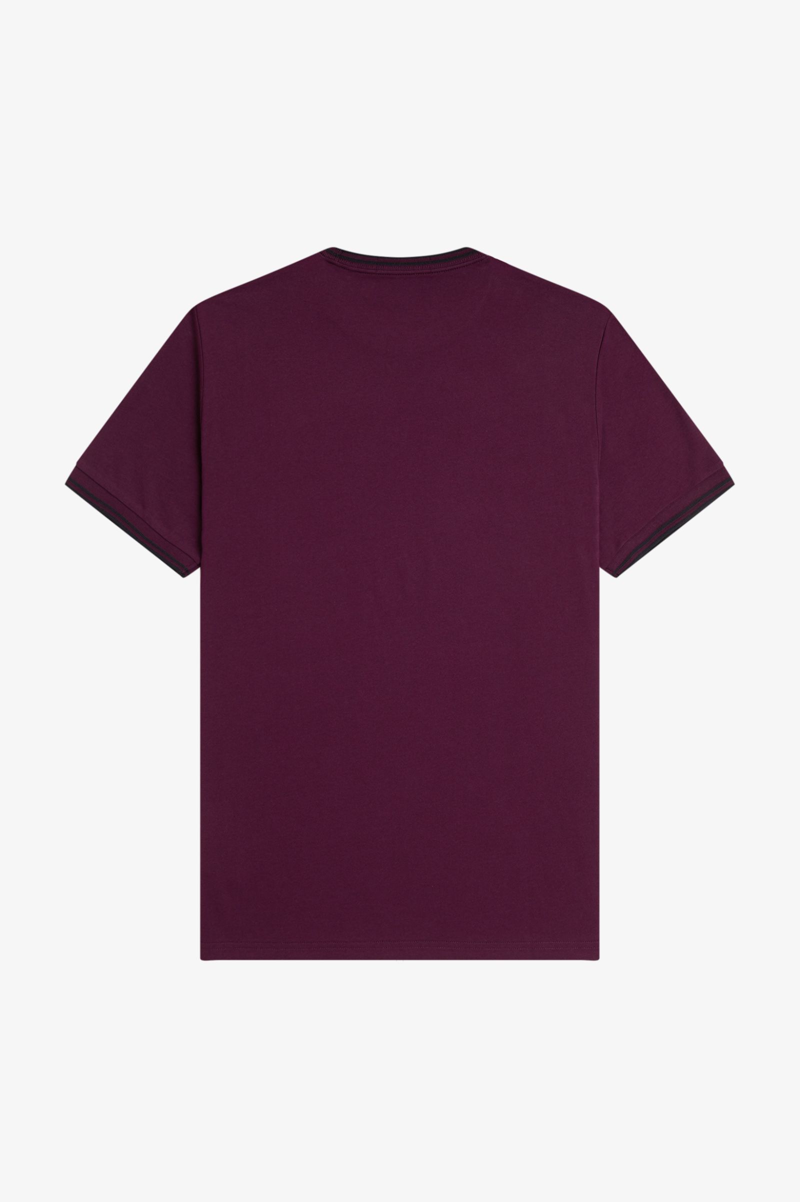 Fred Perry Twin Tipped T-Shirt (Plum/Black)