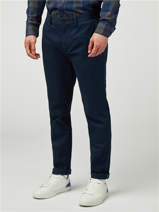 Ben Sherman Signature Stretch Chino in Darknavy 