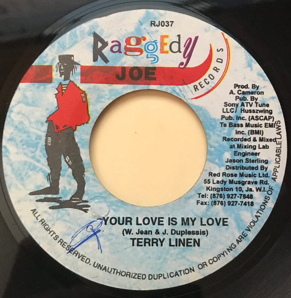 Terry Linen – Your Love Is My Love / Version ( 7")     