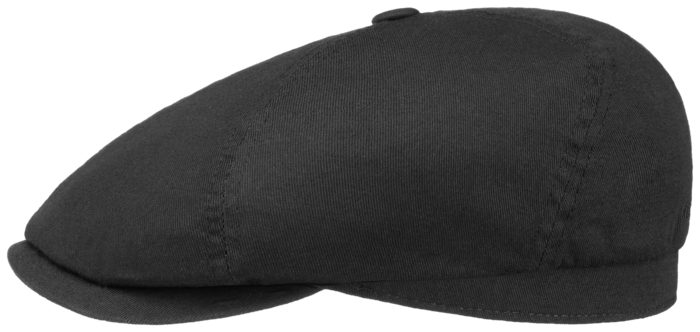 Stetson 6-Panel Cap Cotton Twill in Black 