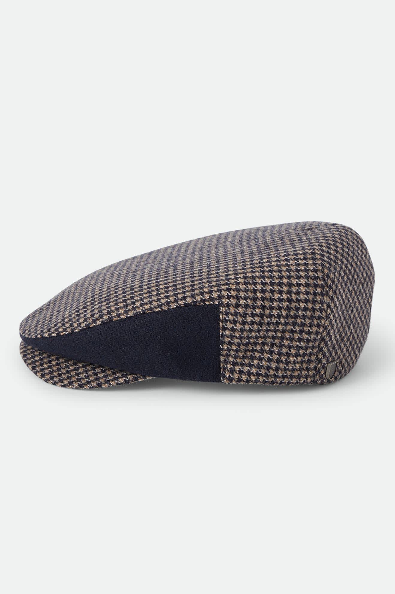Brixton Hooligan Snap Cap (Navy/Sand Houndstooth)