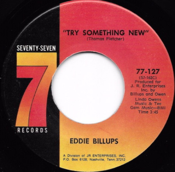 Eddie Billups - Shake Off That Dream / Try Something New  (7'')