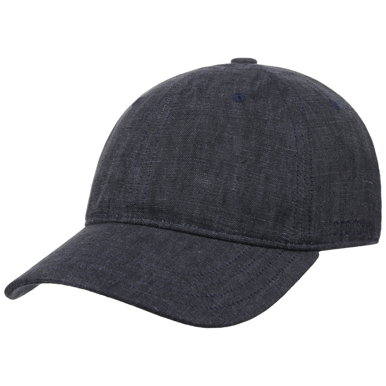 Stetson Sydell Linen Baseballcap Sydell (Anthrazit)