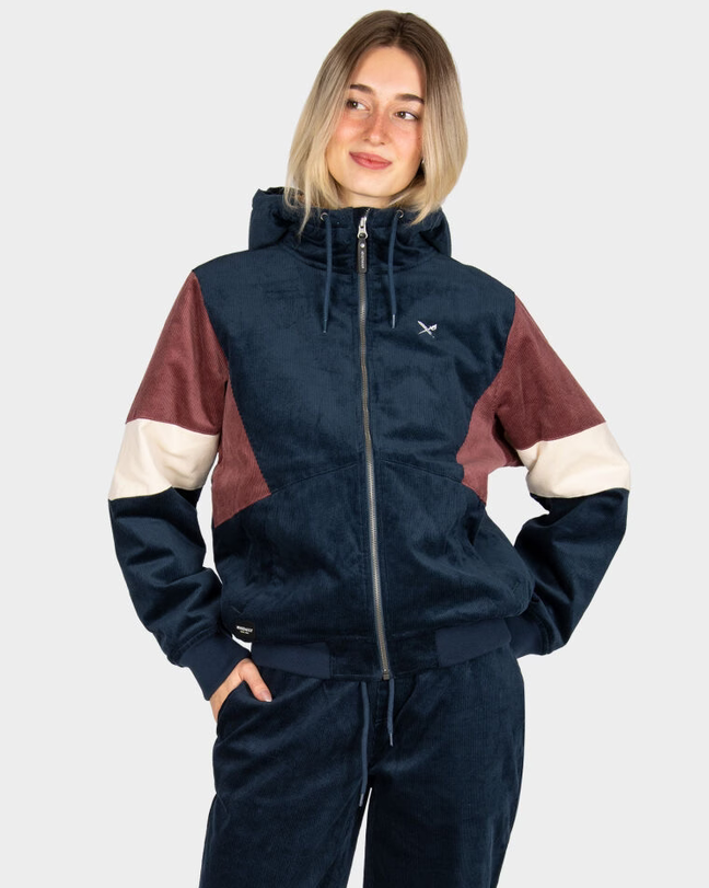 Iriedaily Blotchy Cord Jacket (Deep Sea)