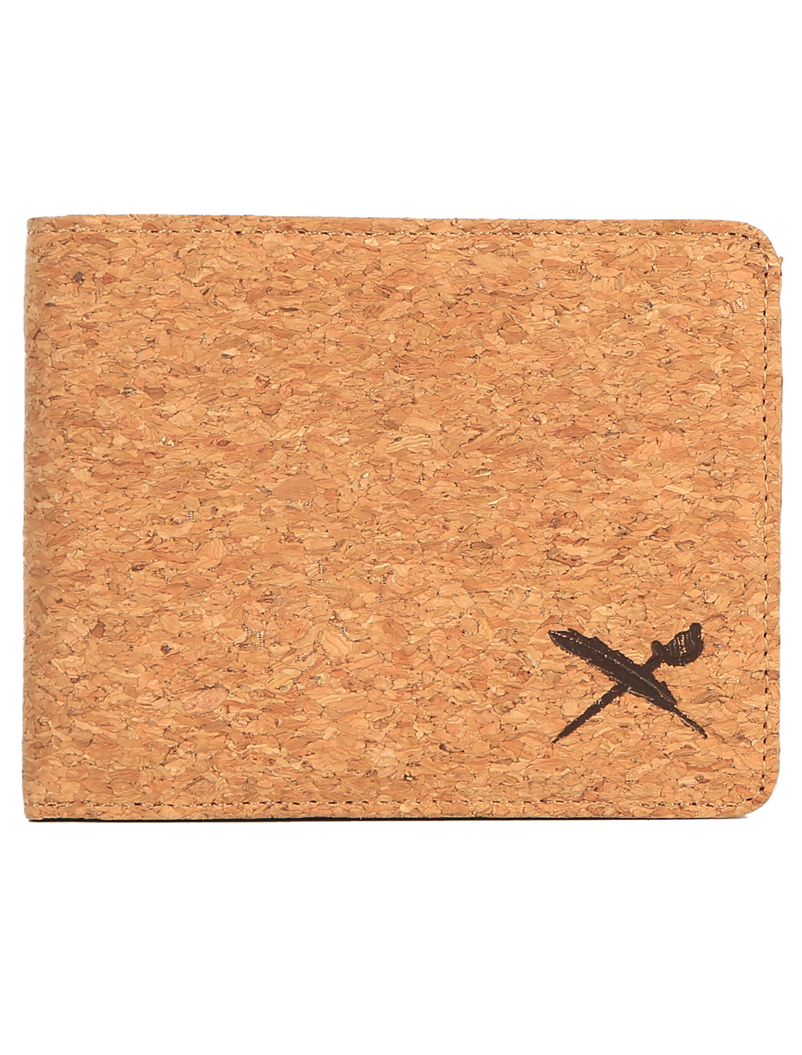Iriedaily Cork Flag Wallet in Light Brown
