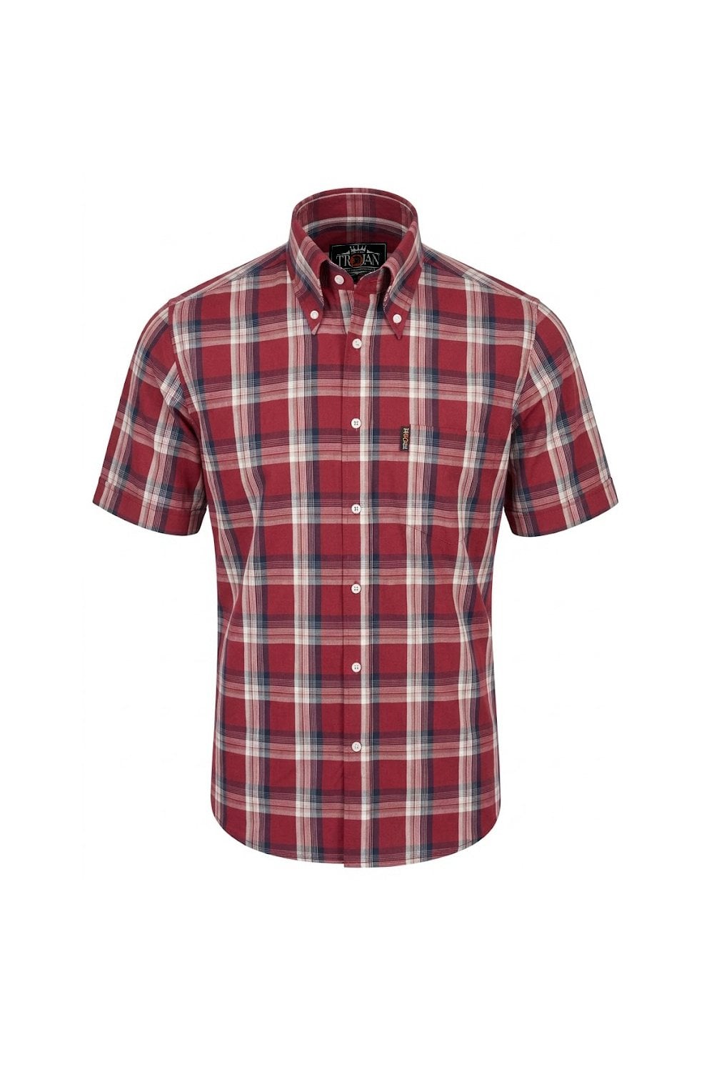 Trojan Classic Check B/D S/S (Port) TC/1061