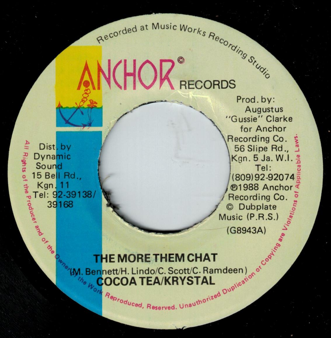 Cocoa Tea & Krystal - The More Them Chat / Version (7")