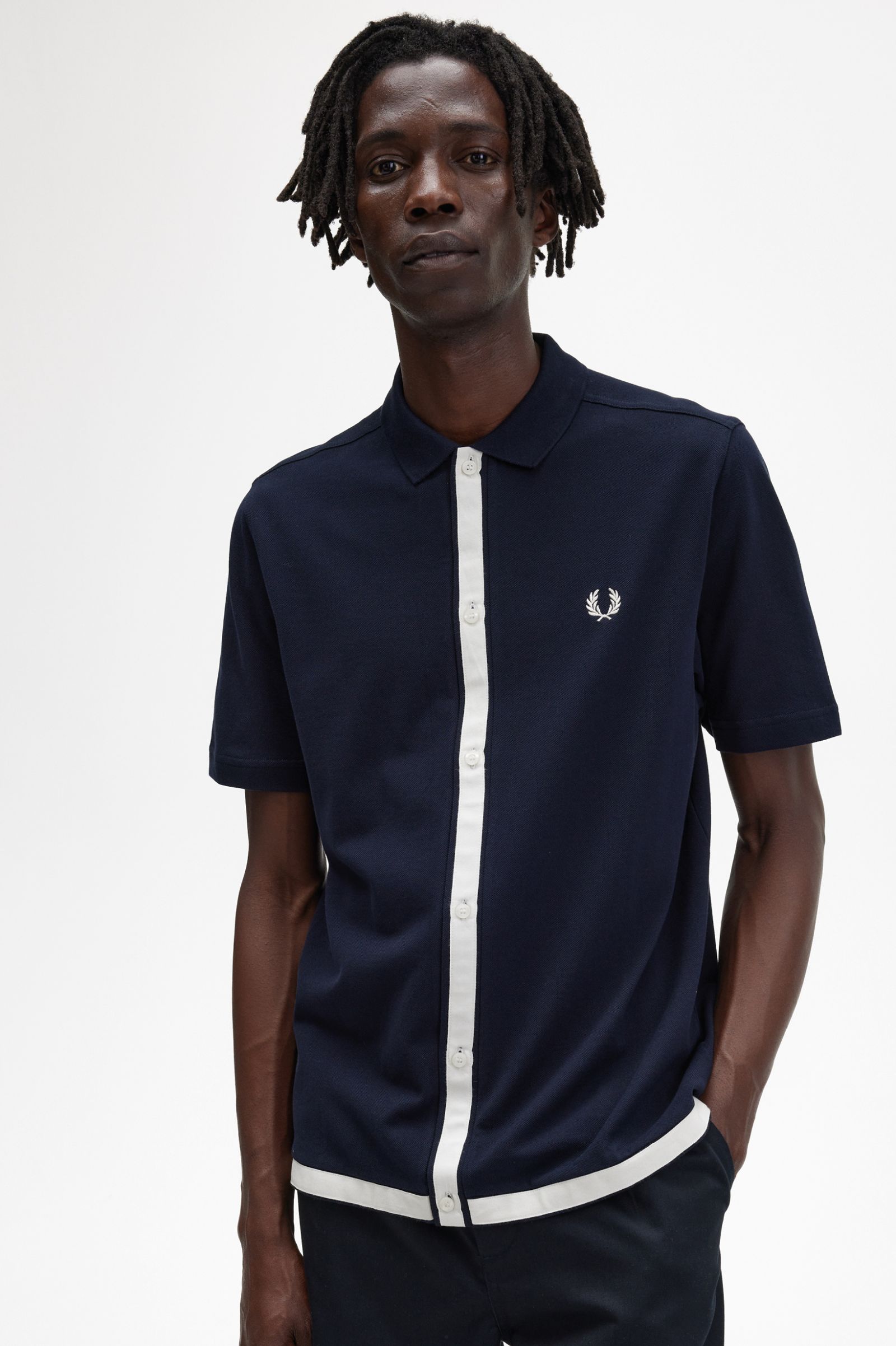 Fred Perry - Poloshirt mit Streifendetail M5598   