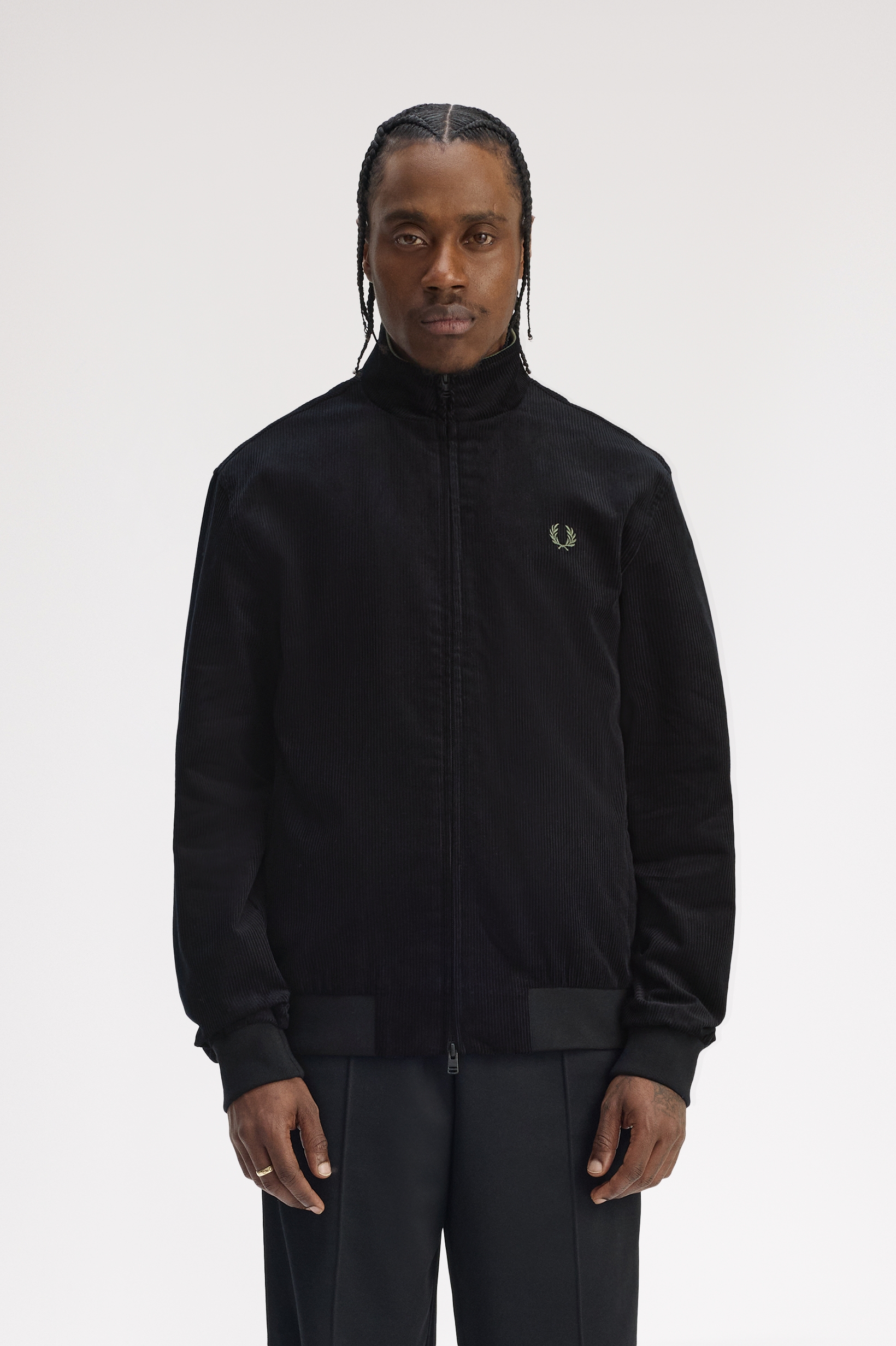 Fred Perry Cord Brentham Jacket (Black)