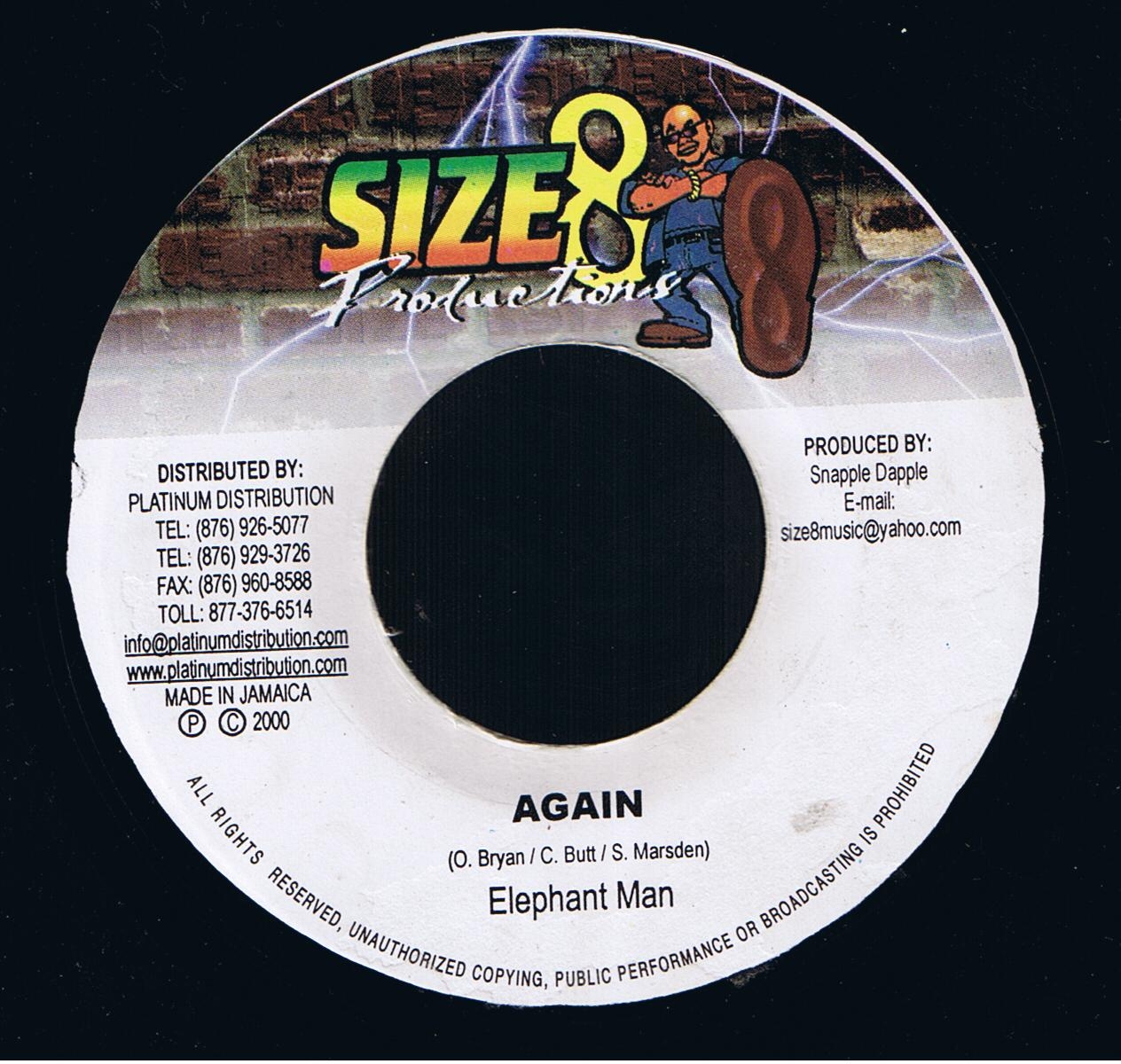 Elephant Man - Again / Version (7") 