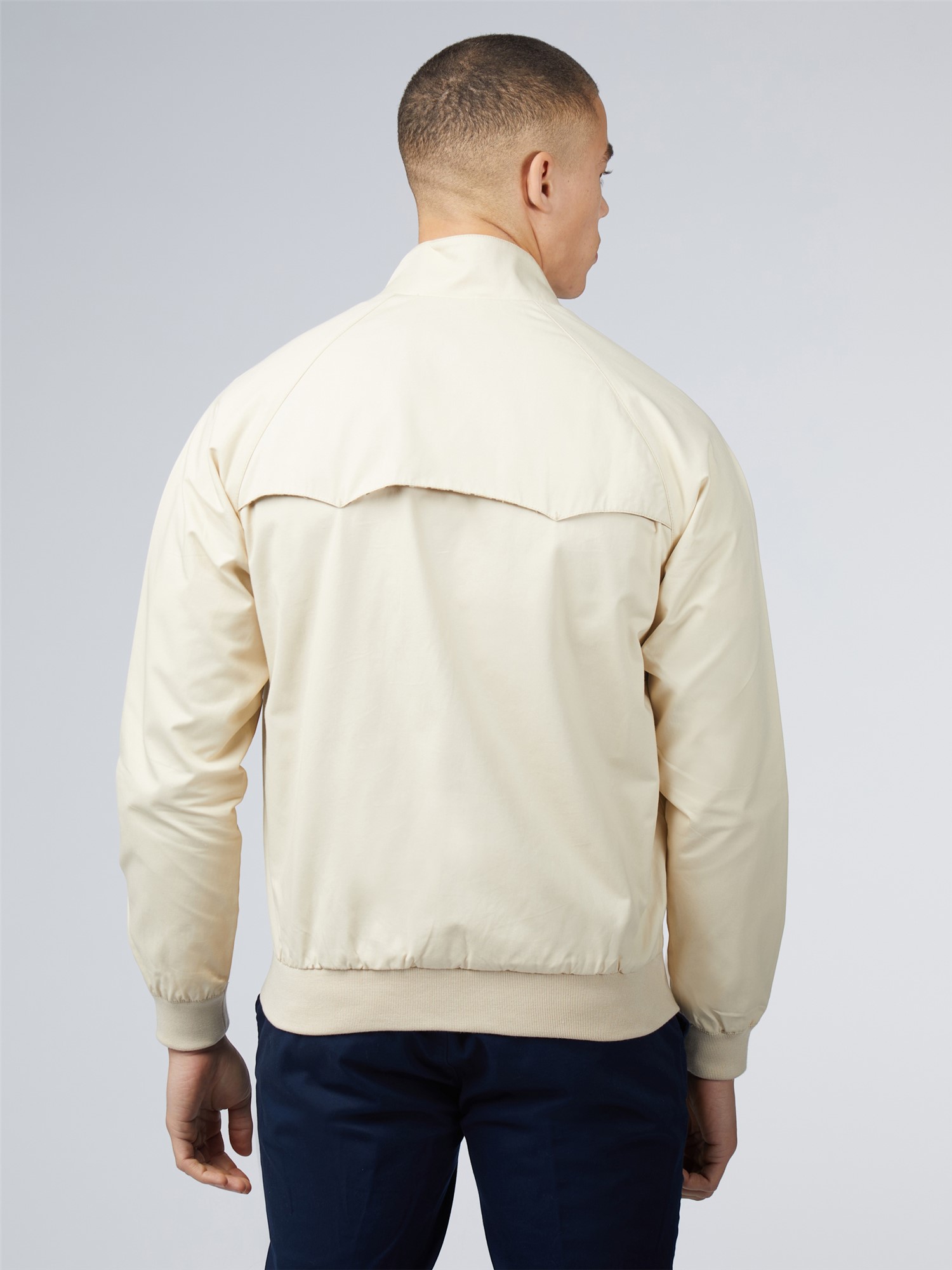 Ben Sherman Signature Harrington Jacket in Cream