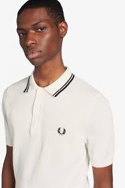 Fred Perry Knitted Shirt Weiß 129-S