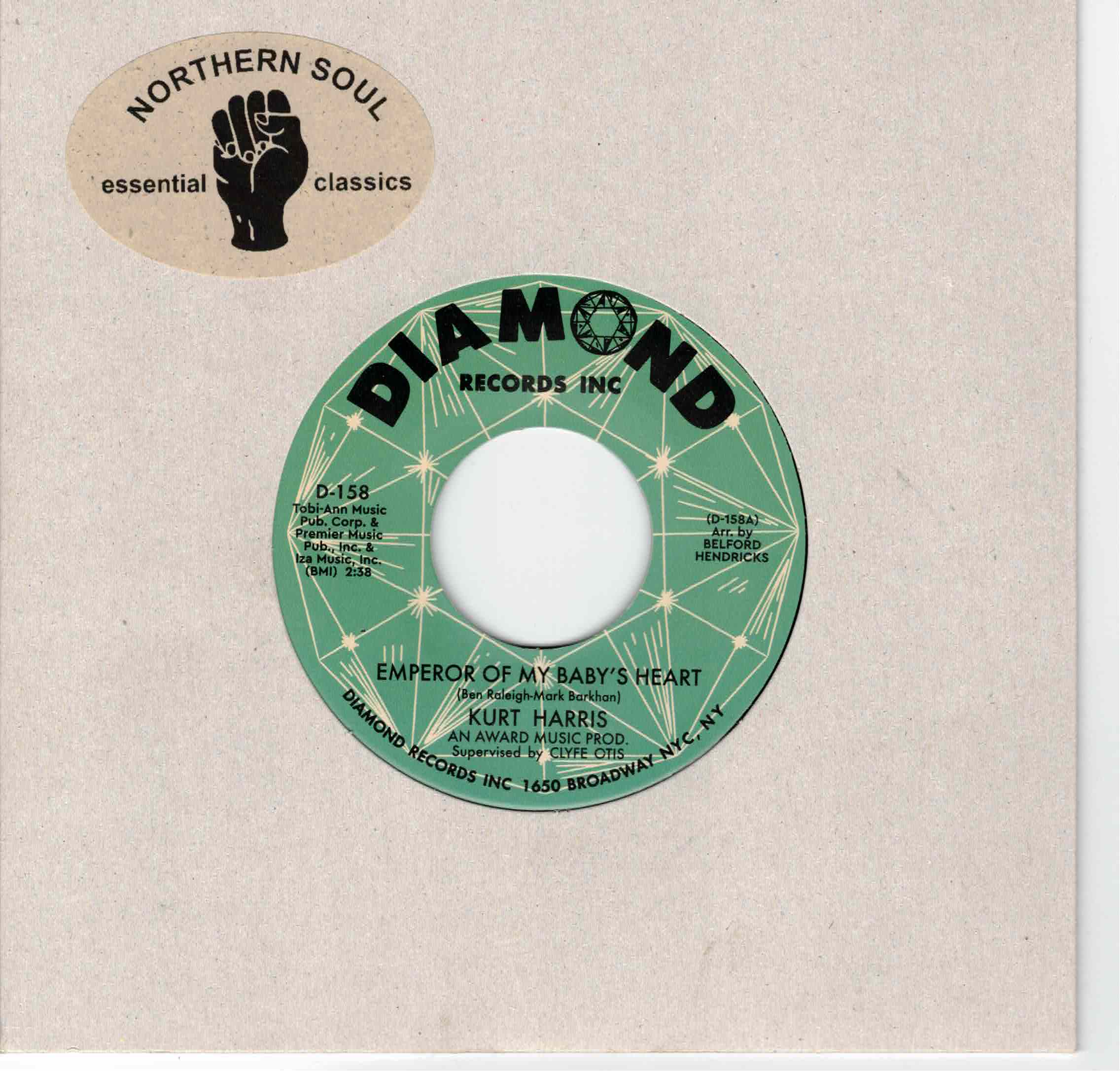 Kurt Harris – Emperor Of My Baby's Heart /  1-sided    (7")  