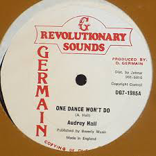 Audrey Hall - One Dance Won't Do / Eight Little Notes (7")