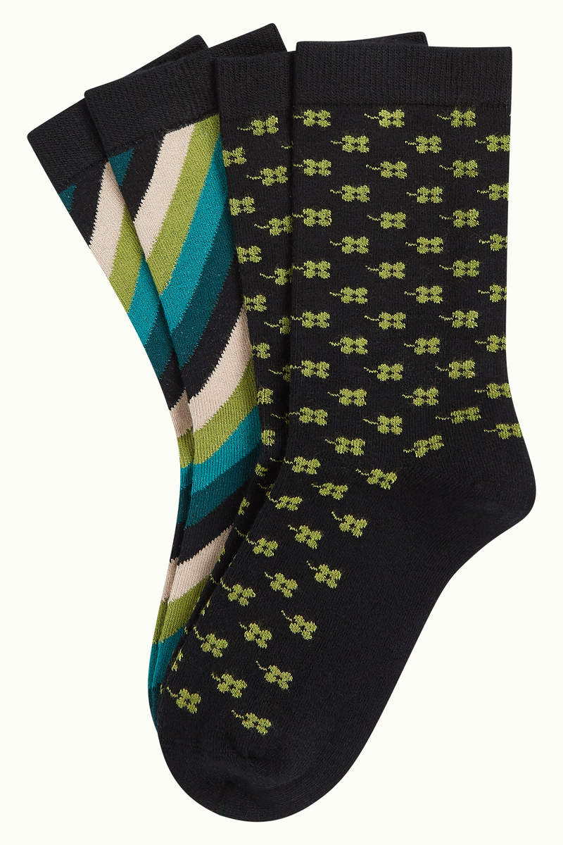 King Louie Socks 2-Pack (Pine Green)