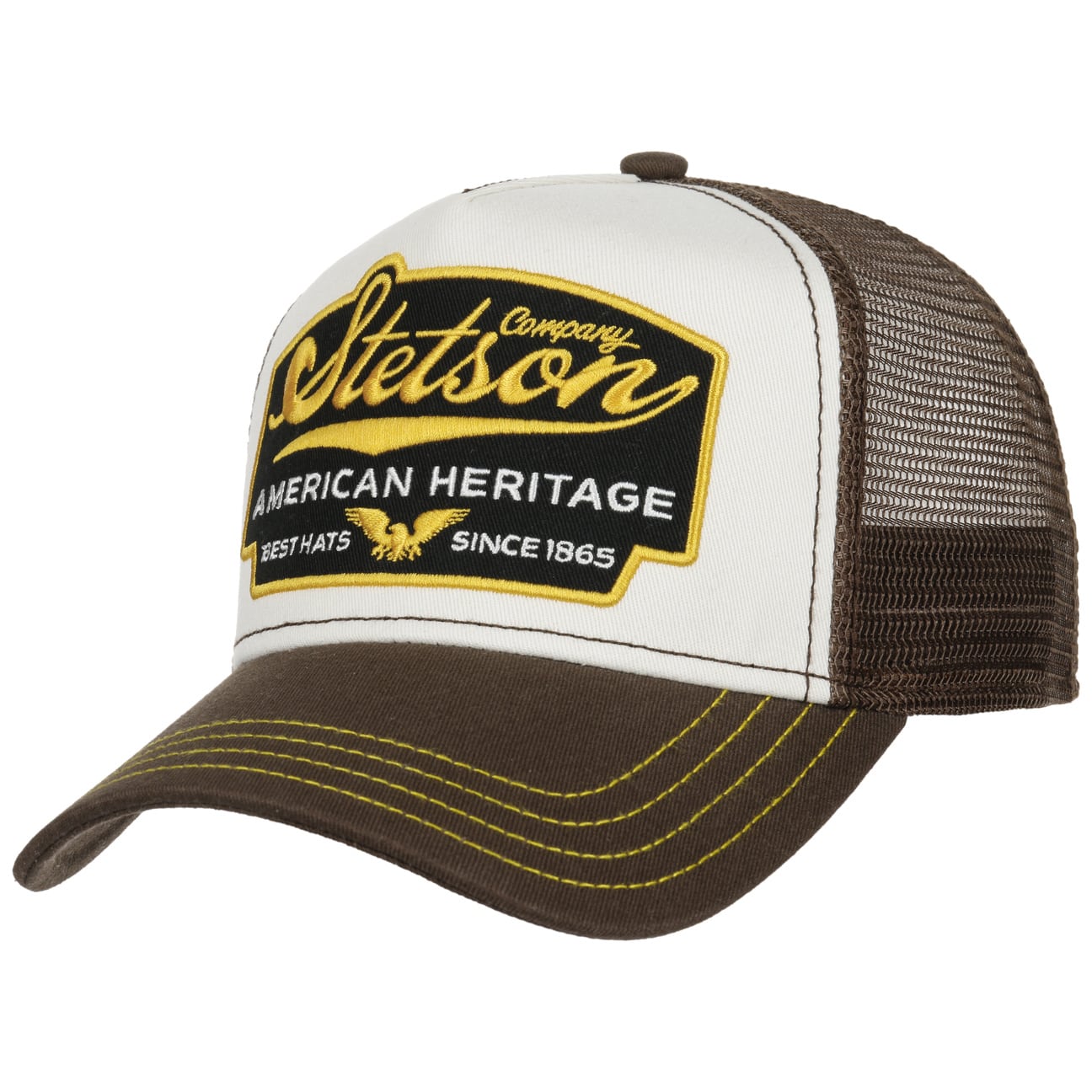 Stetson American Heritage Trucker Cap (Dark Brown)