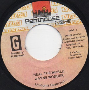 Wayne Wonder - Heal The World / Version (7")