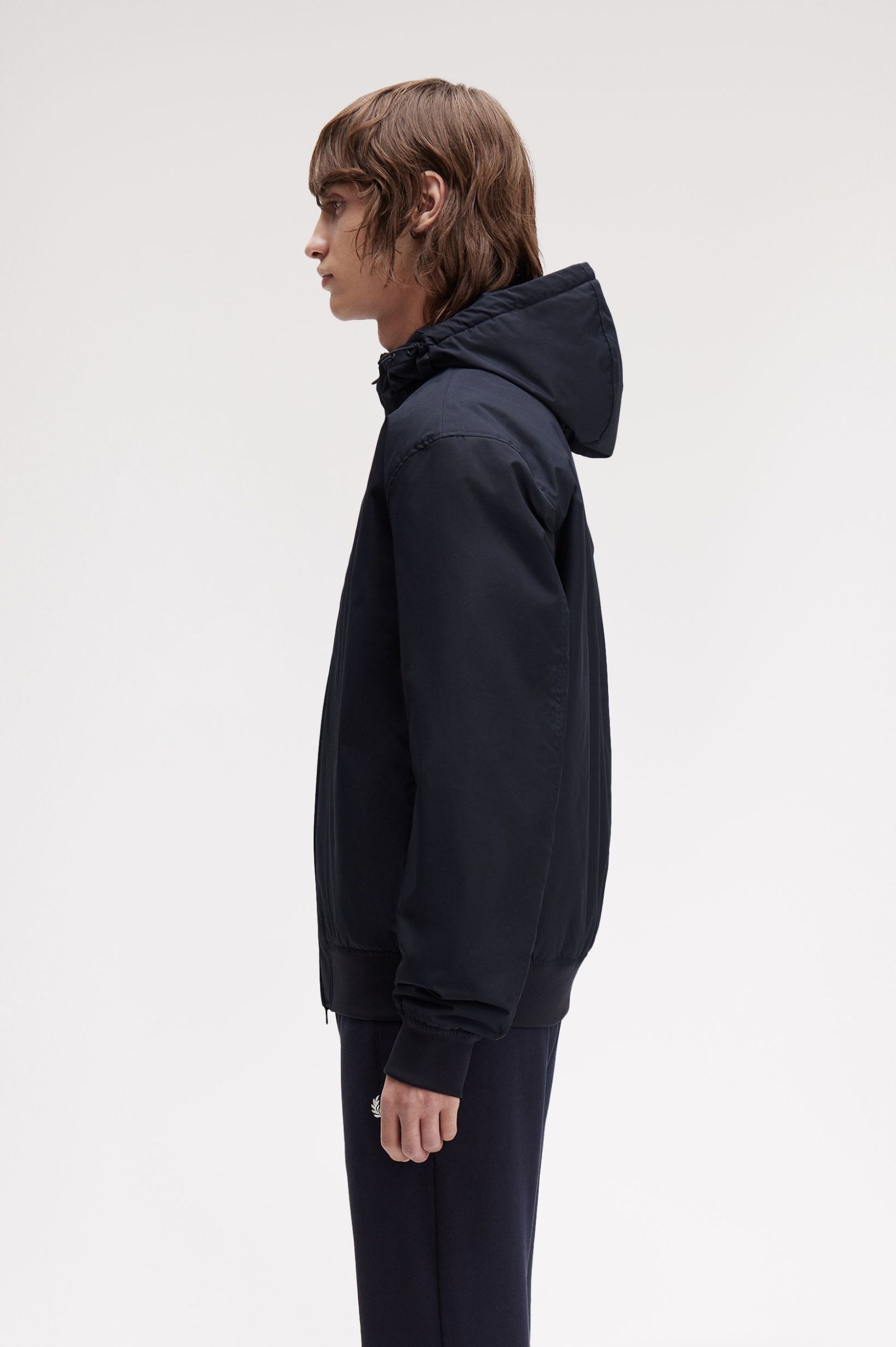 Fred Perry Hooded Brentham Jacket (Navy)